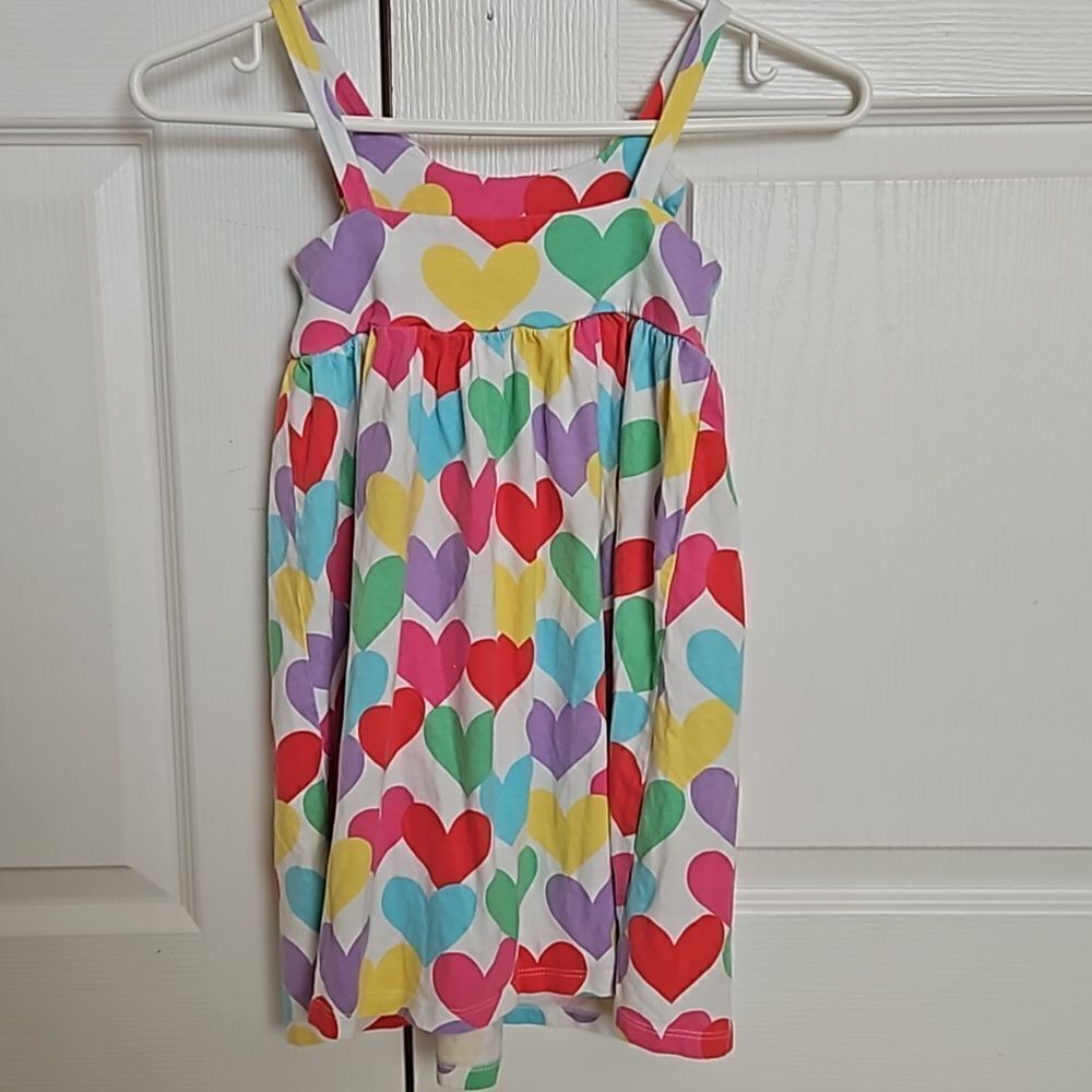 Gymboree Girl's Bundle Of 2 Floral Dresses Purple, Red & Green 6 Years Old - Picture 6 of 16